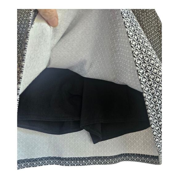 Croft & Barrow Black and White Skort - Picture 4 of 9